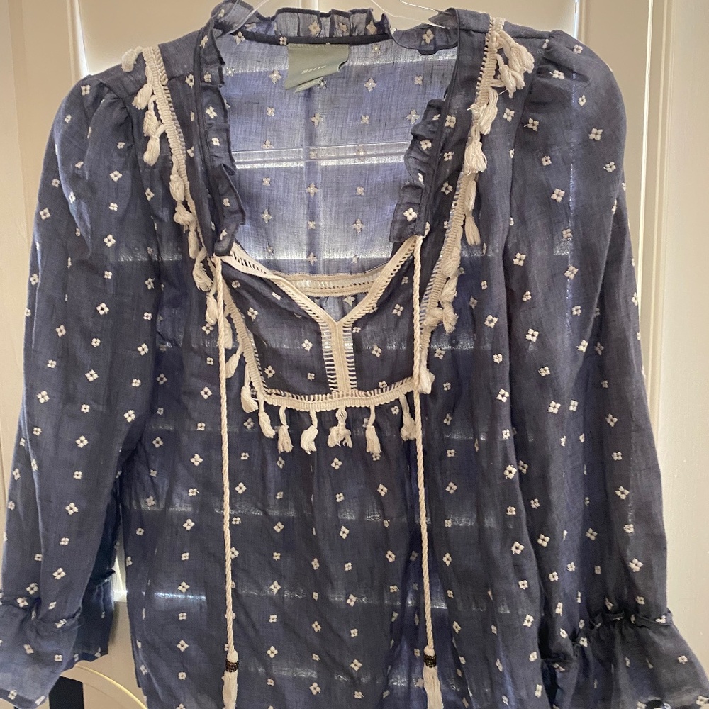 Anthropologie bohemian top